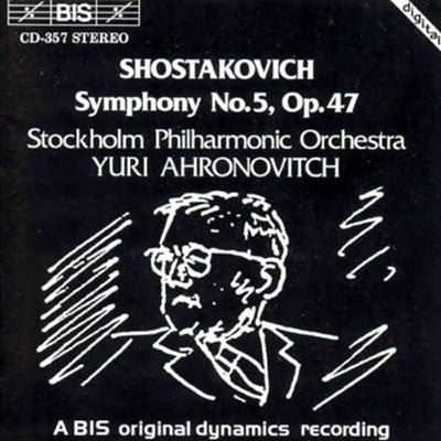AHRONOVITCH, STOCKHOLM PO - SYM 5:SHOSTAKOVICH - Import CD