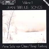 Bent Fosseler, Anne Sofie Von Otter - Sibelius: Songs, Vol. 1 - Import CD