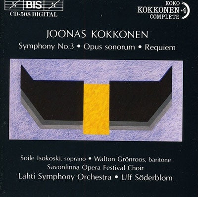 SODERBLOM, LAHTISO, ETC - SYM 3/OPUS SONORUM/REQUIE:KOKKONEN - Import CD