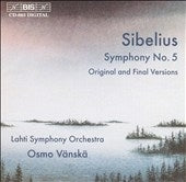 Osmo Vanska / Minnesota Orchestra - Sibelius: Symphony no 5 (2 Versions) / Vaenskae, Lahti SO - Import CD