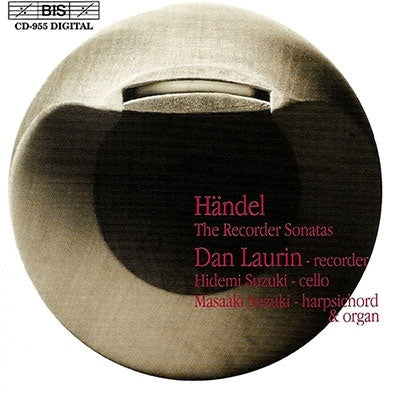 Dan Laurin - Handel: Recorder Sonatas - Import CD
