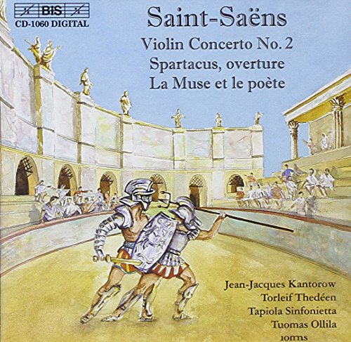 Saint-Saens (1835-1921) - Violin Concerto No.2, La muse et le poete, etc : Kantorow(Vn)Thedeen(Vc)Ollila / Tapiola Sinfonietta - Import CD