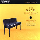Bach, c.p.e. / Spanyi - CPE Bach - The Solo Keyboard Music / Miklos Spanyi - Import CD