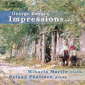Enescu / Martin / Pontinen - Enescu: Impressions d'enfance etc / Martin, Pontinen - Import CD