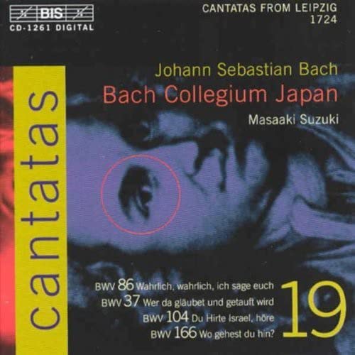 Bach (1685-1750) - Cantata.37, 86, 104, 166: Suzuki / Bach Collegium Japan Vol.19 - Import CD