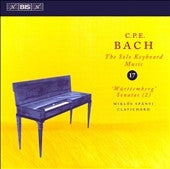 Miklos Spanyi - C.P.E.Bach :Solo Keyboard Music Vol.17 -Wurttemberg Sonatas Vol.2 :No.4-No.6:Miklos Spanyi(clavichord) - Import CD