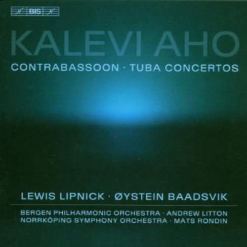 Aho, Kalevi (1949-) - Tuba, Contra-bassoon Concerto: Baadsvik(Tub)Lipnick(C-fg - Import CD