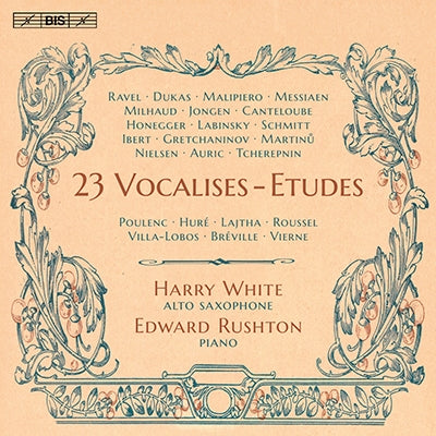 Harry White -  23 Vocalises-Etudes : Harry White(Sax)Rushton(P) - Import CD