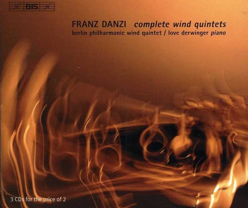 Danzi (1763-1826) - Wind Quintets, Etc: Berlin Philharmonic Wind Quintet Derwinger(P) - Import 3 CD