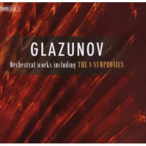 Glazunov (1865-1936) - Comp.sym.1, 2, 3, 4, 5, 6, 7, 8: Tadaaki Otaka / Bbc National.o Of Wales - Import 5 CD