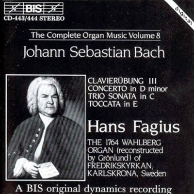 Hans Fagius - COMP ORGAN WORKS V8:BACH - Import 2 CD