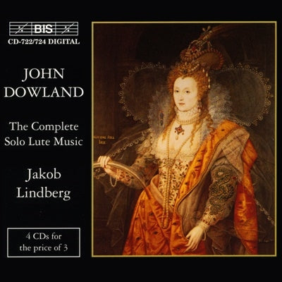 Jakob Lindberg - Dowland: Complete Solo Lute Music - Import 4 CD