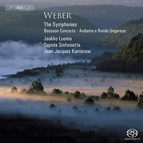 Weber (1786-1826) - Sym, 1, 2, Bassoon Concerto, Etc: Kantorow / Tapiola Sinfonietta Luoma(Fg) - Import SACD Hybrid