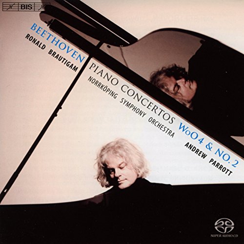 Beethoven (1770-1827) - Piano Concerto No, 2, WoO, 4, etc : Brautigam, Parrott / Norrkoping Symphony Orchestra - Import SACD Hybrid