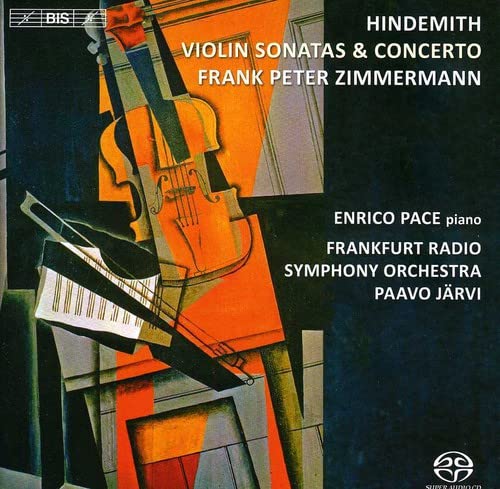 Hindemith (1895-1963) - Violin Concerto, Violin sonatas : F.P.Zimmermann(Vn)P.Jarvi / Frankfurt Radio Symphony Orchestra, E.Pace(P)(Hybrid) - Import SACD Hybrid