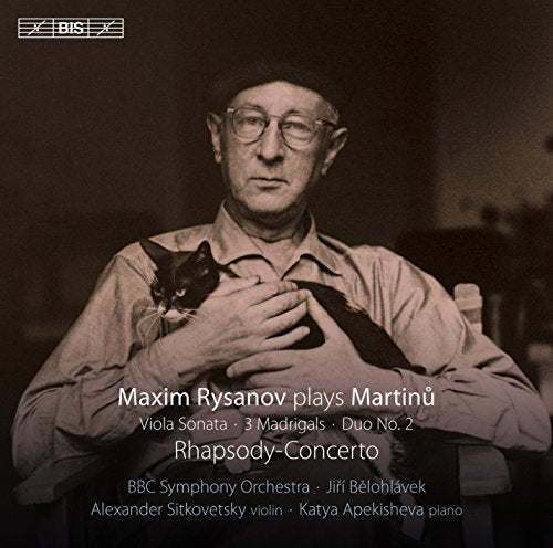Martinu (1890-1959) - Rhapsody Concerto, Viola Sonata, etc : Rysanov(Va)Belohlavek / BBC Symphony Orchestra, Apekisheva(P)A.Sitkovetsky(Vn)(Hybrid) - Import SACD Hybrid