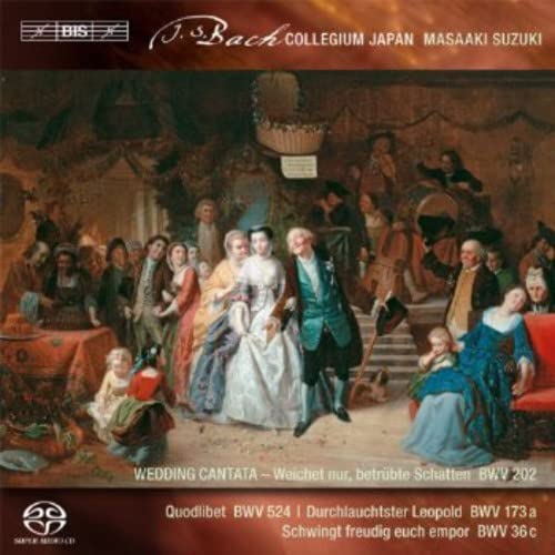 Bach (1685-1750) - Cantatas BWV.36c, 173a, 202, Quodlibet : Masaaki Suzuki / Bach Collegium Japan (Hybrid) - Import SACD Hybrid
