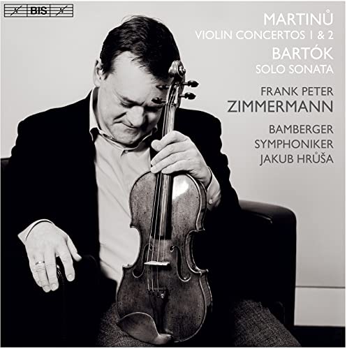 Martinu (1890-1959) - Martinu Violin Concertos Nos.1, 2, Bartok Sonata for Solo Violin : Frank Peter Zimmermann(Vn)Jakub Hrusa / Bamberg Symphony Orchestra - Import SACD Hybrid