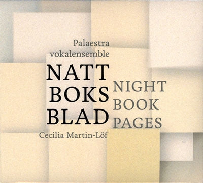 Cecilia Martin‑Löf - Night Book Pages: Palestra Vokalensemble - Import CD