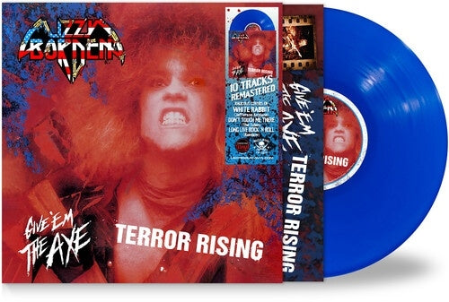 Lizzy Borden - Give 'Em The Axe & Terror Rising - Import Blue Vinyl LP Record Limited Edition