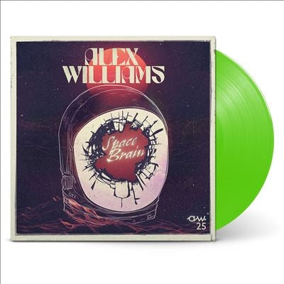 Alex Williams - Space Brain - Import Fluorescent Neon Green Vinyl LP Record