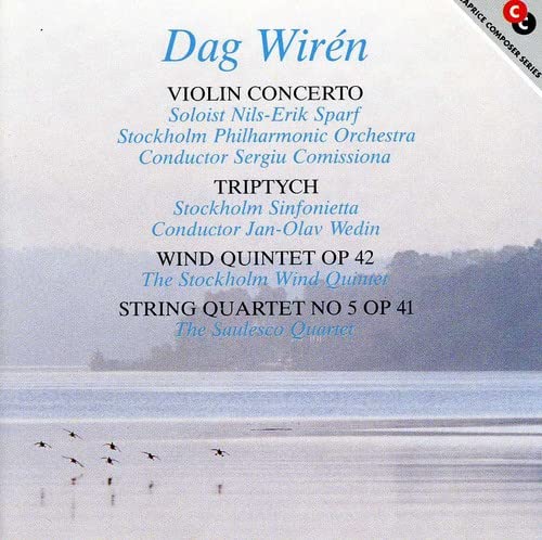 Nils-Erik Sparf - Dag Wiren:Violin Concerto/etc:Nils-Erik Sparf(vn)/Sergiu Comissiona(cond)/Stockholm Philharmonic Orchestra - Import CD