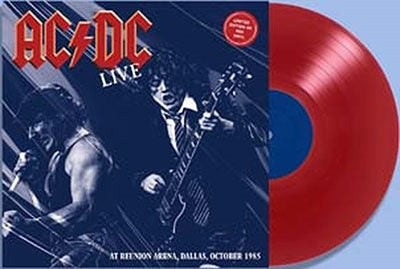 AC/DC - Live At Reunion Arena, Dallas October 1985 - Import Red Vinyl LP Record Limited Edition