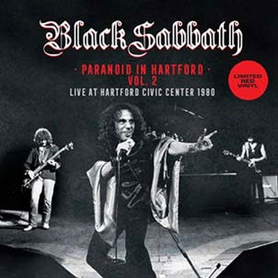 Black Sabbath - Paranoid In Hartford Vol. 2 - Import Red Vinyl LP Record Limited Edition