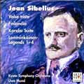 Kyoto symphony orchestra Orchestra - Sibelius:Valse Triste Op.44/Finlandia Op.26/Lemminkainen Legends Op.22-1-Op.22-4/etc (1999):Uwe Mund(cond)/Kyoto Symphony Orchestra - Import CD