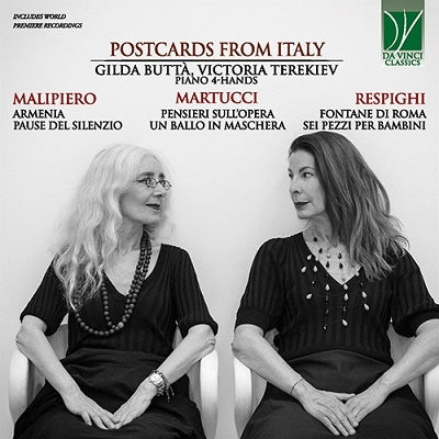 Butta, Gilda / Terekiev, Victoria - Postcards From Italy: Italian Music For Piano 4 - Import CD
