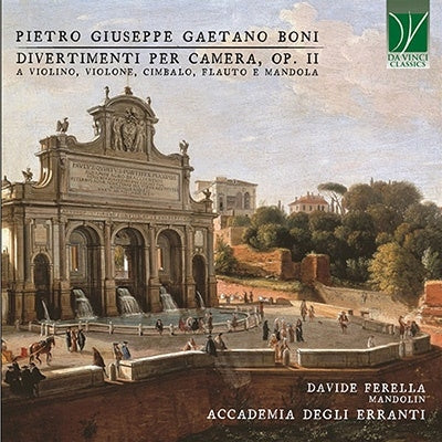 Boni / Ferella, Davide / Accademia Degli Erranti - Boni: Divertimenti Per Camera Op Ii / A Violino Violone Cimbalo Flauto E Man - Import 2 CD