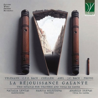 La Régissance -  La Rejouissance Galante-Trio Sonatas For Traverso & Gamba: Miliutsina(Fl)Duenas(Gamb)Lentas(Cemb) - Import CD