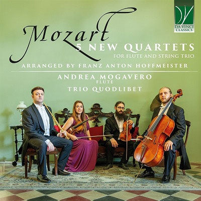 Andrea Mogavero、Trio Quodlibet - Mozart: 5 New Quartets For Flute And String Trio - Import CD