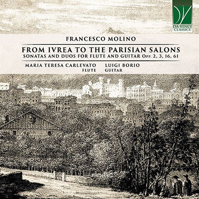 Molino, Francesco / Carlevato / Borio - Francesco Molino: From Ivrea To The Parisian Salons - Sonatas & Duos For Flute & Guitar - Import CD