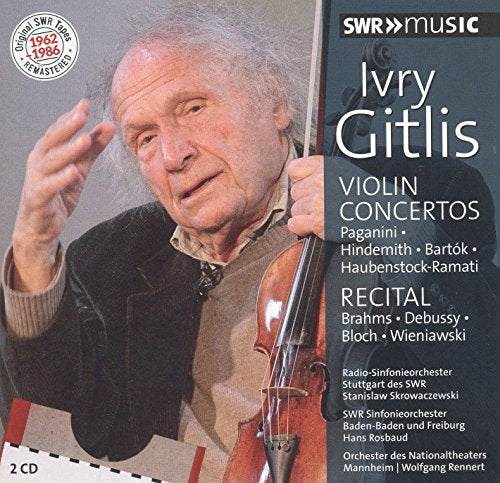 BRAHMS / DEBUSSY / HINDEMITH - Iivry Gitlis - Concertos & Recital - Import 2 CD