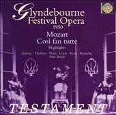 Fritz Busch、Walter Susskind - Cosi Fan Tutte Testament Klassisk - Import CD