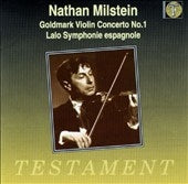 Nathan Milstein, Vladimir Golschmann, Harry Blech - Goldmark: Violin Concerto no 1; Lalo: Symphonie espagnole in Dm - Import CD