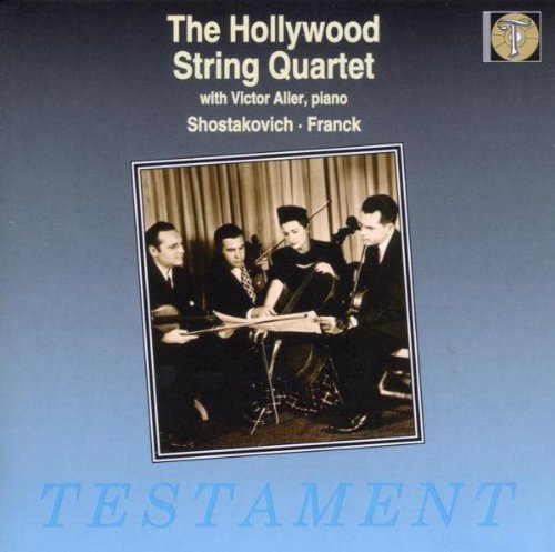 Hollywood String Quartet - Piano Quintet In F Testament Klassisk - Import CD