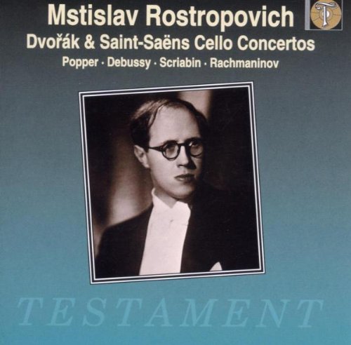 Dvorak / Saint-saens - Cello Concerto: Rostropovich, Boult, Sargent - Import CD