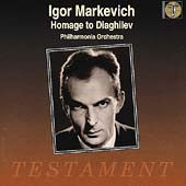 Igor Markevitch & Nhk Symphony Orchestra - Homage To Diaghilev Testament Klassisk - Import CD
