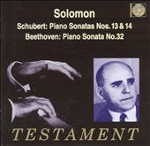 Solomon (1902-1988) - Piano Sonata No. 32 Testament Klassisk - Import CD