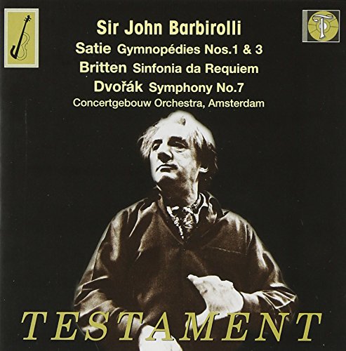 Dvorak, Antonin(1841-1904) - Sym.7: Barbirolli / Concertgebouw.o +britten, Satie - Import CD