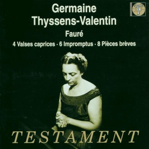 Faure (1845-1924) - Valses Caprices, Impromptus, Pieces Breves: Thyssens-valentin - Import CD