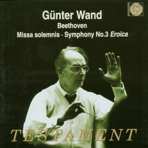 Gunter Wand - Missa Solemnis Testament Klassisk - Import 2 CD