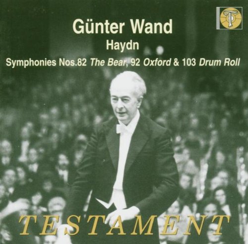 Gunter Wand - Symphony 82 + 103 + 92 Testament Klassisk - Import CD