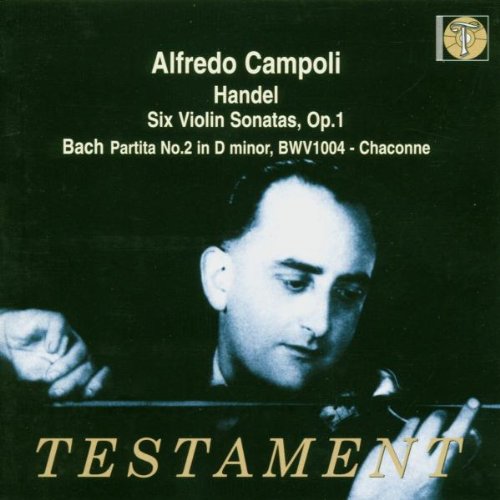 Campoli Alfredo / Malcolm George - Handel: Six Violin Sonatas; Bach / Campoli, Malcolm - Import CD