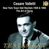 Cesare Valletti - Recitals Testament Klassisk - Import 2 CD