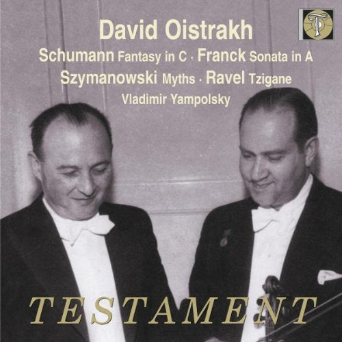 VARIOUS ARTISTS - Oistrakh Plays Schumann Franck & Ravel - Import CD