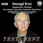 Adrian Boult, London Philharmonic Orchestra - Sinfonia N.1 The Gothic - Import 2 CD