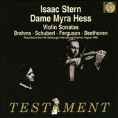 Isaac Stern - Violin Sonatas Testament Klassisk - Import CD